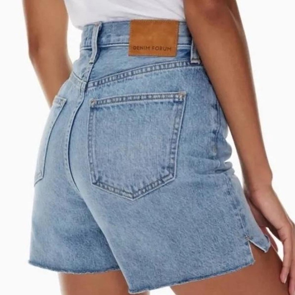 Aritzia Denim Forum The Yoko Mid Thigh Short
